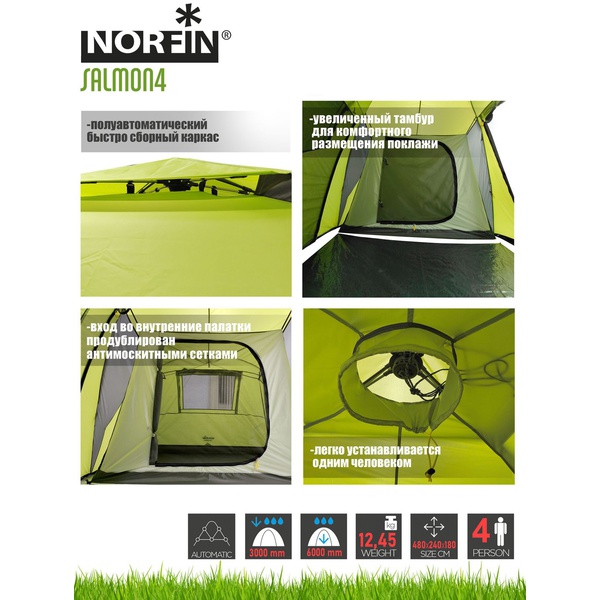 Палатка Norfin Salmon 4 NF