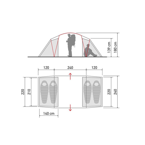 Палатка Norfin Salmon 4 NF