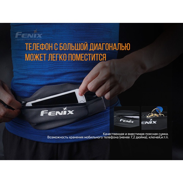 Сумка поясная Fenix AFB-10 голубая