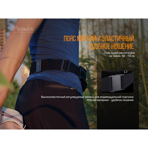 Сумка поясная Fenix AFB-10 голубая