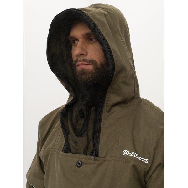 Костюм Huntsman Антигнус-люкс (с ловушками и пыльниками) хаки, тк. твил пич