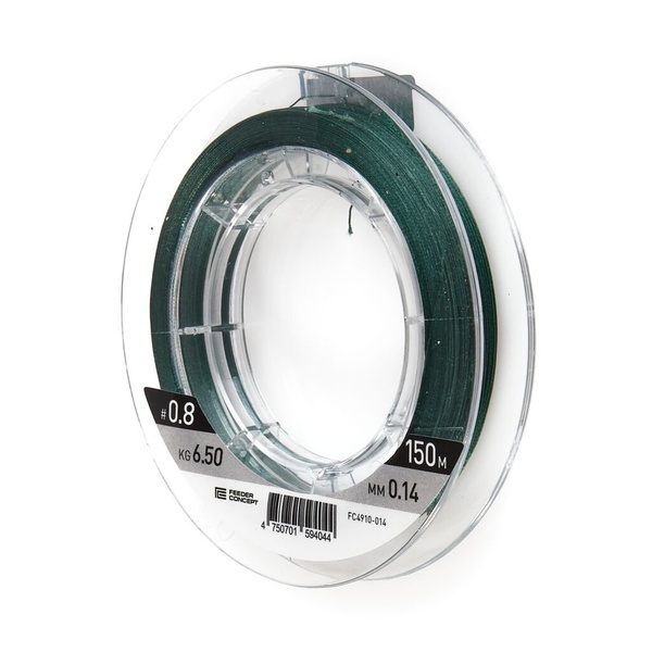 Леска плетёная Feeder Concept Distance х8 Braid Dark Green 150/014