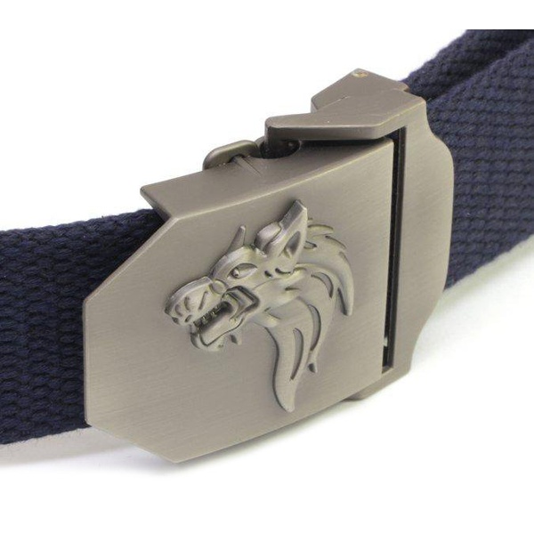 Ремень Следопыт синий, Волк