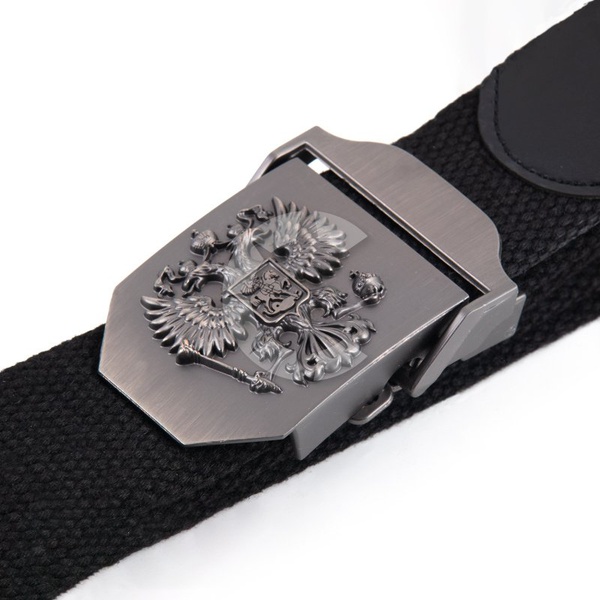 Ремень Следопыт черный, Герб