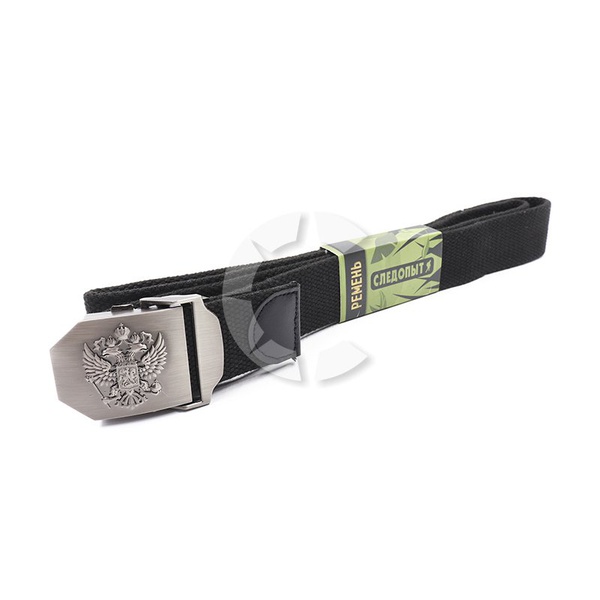 Ремень Следопыт черный, Герб