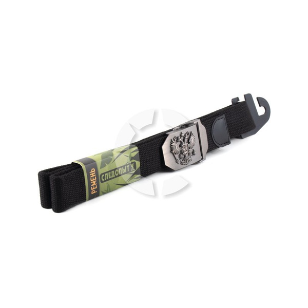 Ремень Следопыт черный, Герб