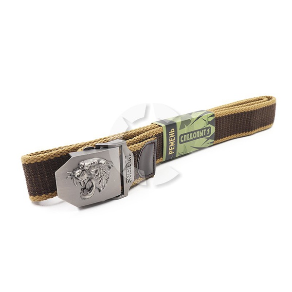 Ремень Следопыт коричневый, Тигр