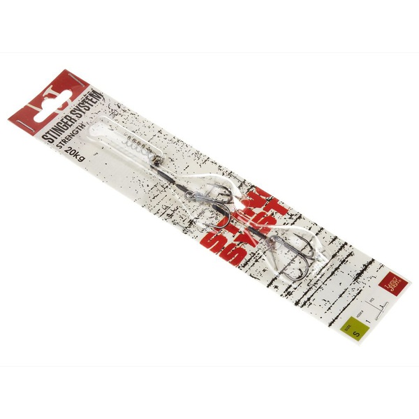 Остнаска стальная Lucky John Stinger SSW 1х7 3,5+5,5см, оснащ. тройником №01