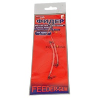 Оснастка фидерная Feeder Concept Feeder-Gum красная нить, 40см, 60г, 2шт
