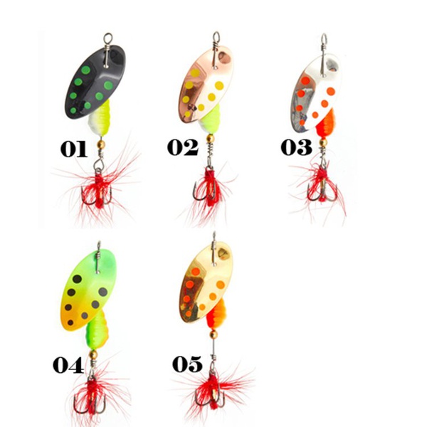 Блесна вращ. Lucky John Excentric In-Line 004, 2.5г