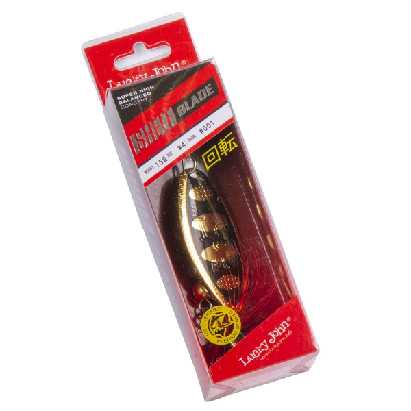 Блесна вращ. Lucky John Shelt Blade №4 001, 15г