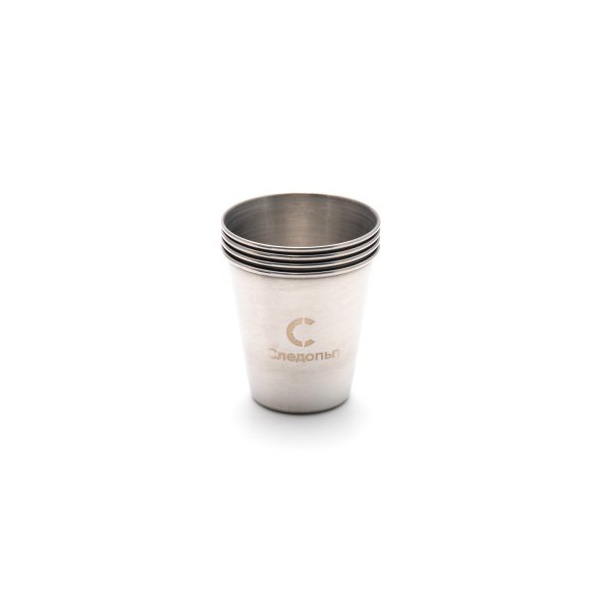 Рюмка большая Следопыт диаметр (4 штуки) 52 мм