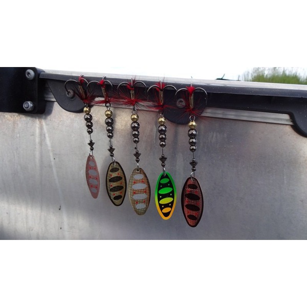 Блесна вращающаяся Lucky John Shelt Blade Tungsten Body №3 001, 15г