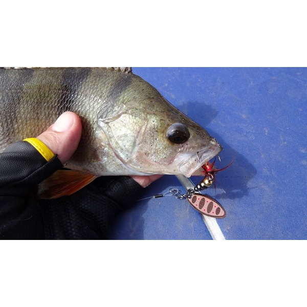 Блесна вращающаяся Lucky John Shelt Blade Tungsten Body №3 001, 15г