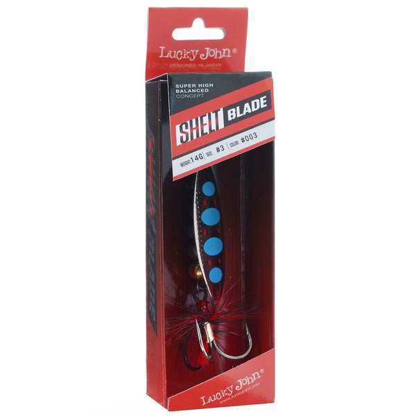 Блесна вращающаяся Lucky John Shelt Blade Tungsten Body №3 003, 15г