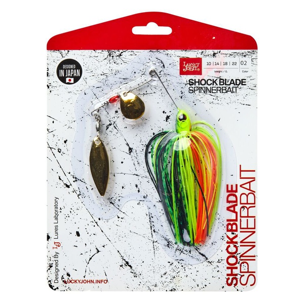 Спиннербейт Lucky John Shock Blade 002, 10г