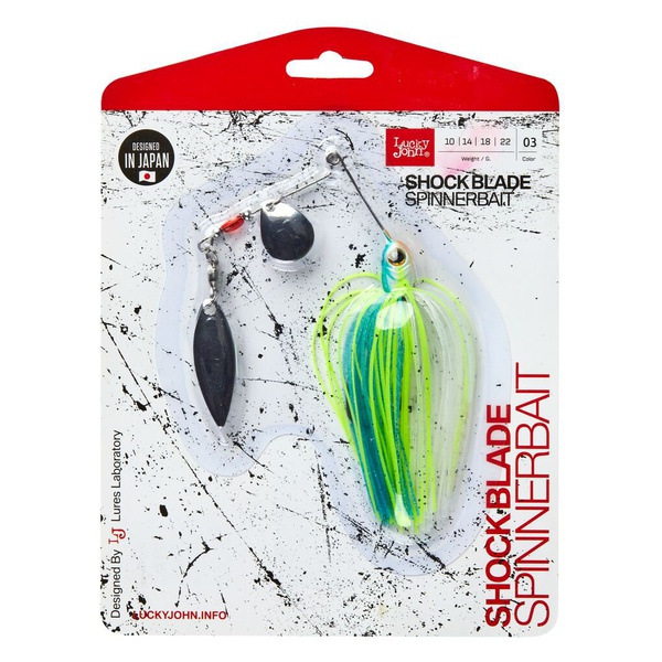Спиннербейт Lucky John Shock Blade 003, 10г