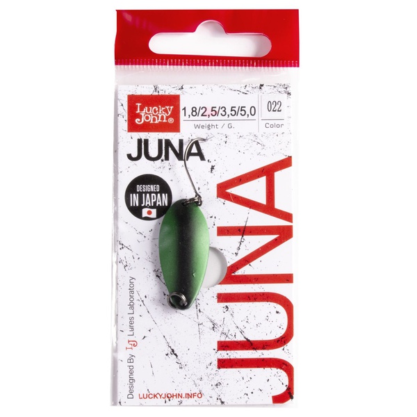 Блесна колеблющаяся Lucky John Juna 022, 30мм/2,5г