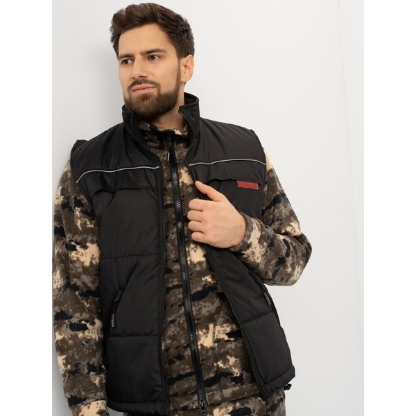 Жилет Huntsman Беркут чёрный, тк. Дюспо