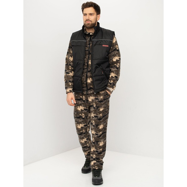 Жилет Huntsman Беркут чёрный, тк. Дюспо