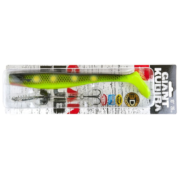 Виброхвост Lucky John 3D BBS Series Giant Kubira Swim Shad 10,3" (26 см) 1шт+Stinger XL PG21