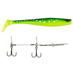 Виброхвост Lucky John 3D BBS Series Giant Kubira Swim Shad 10,3" (26 см) 1шт+Stinger XL PG26