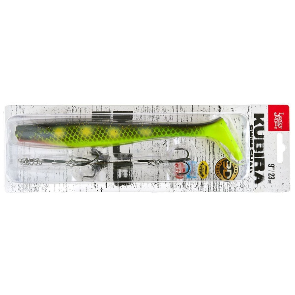 Виброхвост Lucky John 3D BBS Series Kubira Swim Shad 9" (22,8 см) 1шт+Stinger L PG21