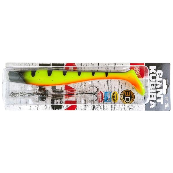 Виброхвост Lucky John 3D BBS Series Giant Kubira Swim Shad 10,3" (26 см) 1шт+Stinger XL PG14