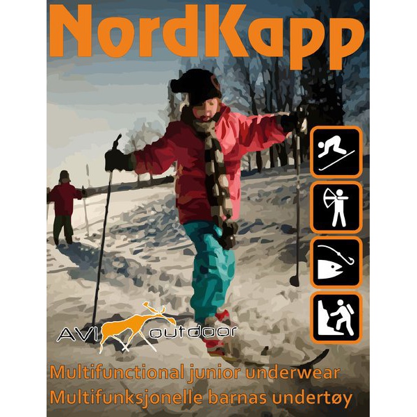 Термобелье детское NordKapp Matti Чёрный/чёрный