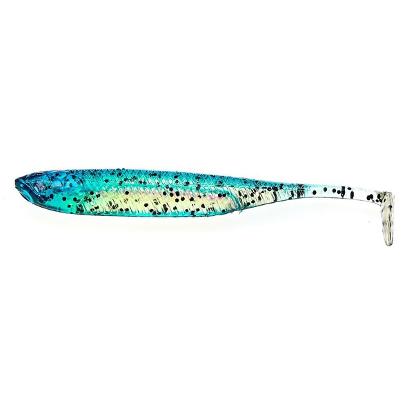 Виброхвост Lucky John 3D Series Makora Shad Tail 4" (10см) 6шт 002