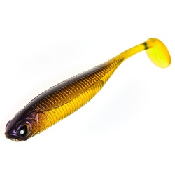 Виброхвост Lucky John 3D Series Makora Shad Tail 4" (10см) 6шт 004