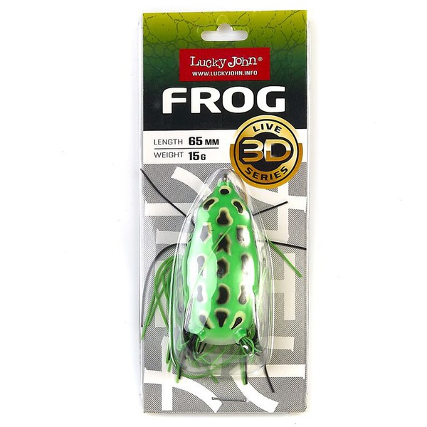 Приманка Lucky John 3D Series Frog 2.6" (6.5см) 1шт 003