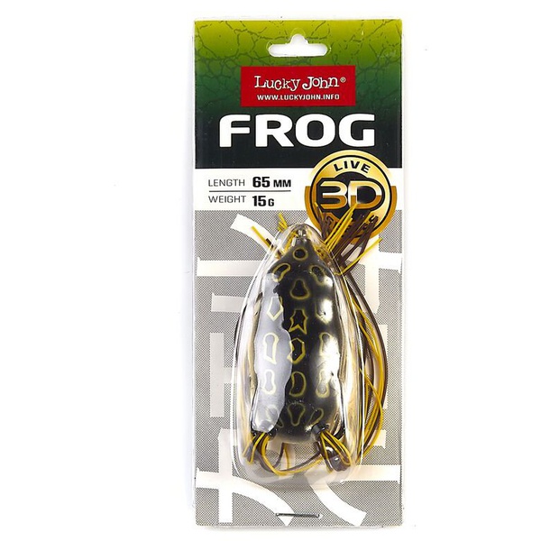 Приманка Lucky John 3D Series Frog 2.6" (6.5см) 1шт 004