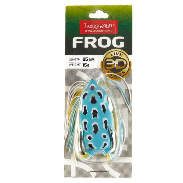 Приманка Lucky John 3D Series Frog 2.6" (6.5см) 1шт 006