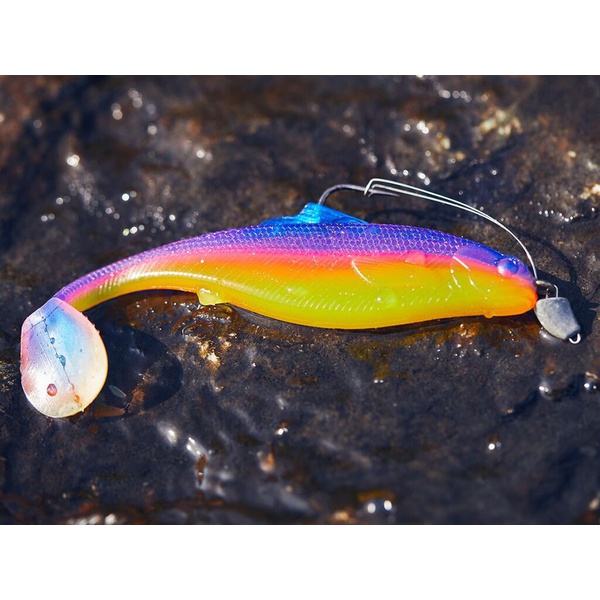 Виброхвосты съедобные Lucky John Pro Series Roach Paddle Tail 3.5" (8.9см) 6шт G04