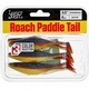 Виброхвосты съедобные Lucky John Pro Series Roach Paddle Tail 3.5" (8.9см) 6шт G07. Фото 2