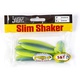 Виброхвосты съедобные Lucky John Pro Series Slim Shaker 4" (10см) 6шт T57. Фото 3