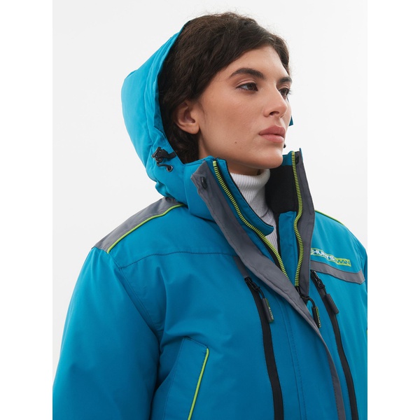 Костюм женский Huntsman Siberia Lady бирюза/серый, тк. Breathable