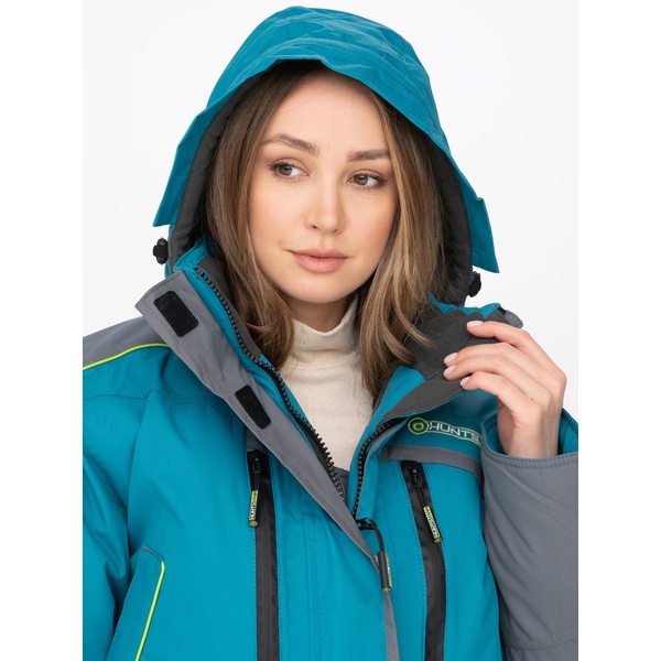 Костюм женский Huntsman Siberia Lady бирюза/серый, тк. Breathable