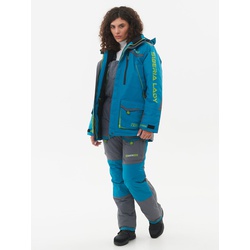 Костюм женский Huntsman Siberia Lady бирюза/серый, тк. Breathable