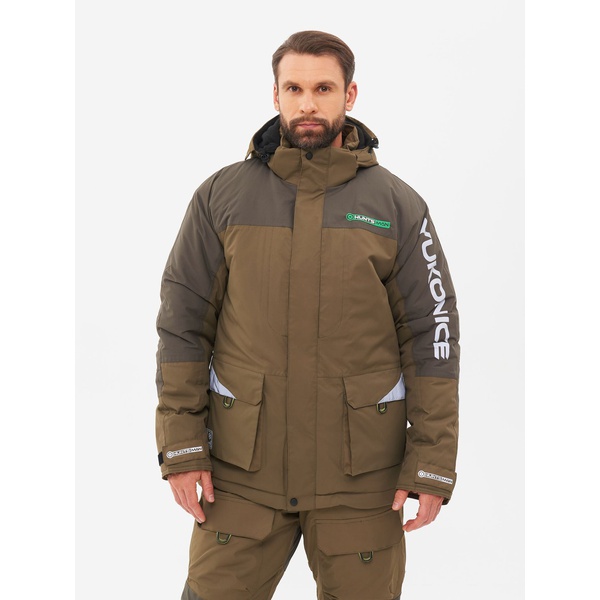 Костюм зимний Huntsman Yukon Ice хаки, тк. Breathable
