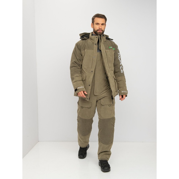 Костюм зимний Huntsman Yukon Ice хаки, тк. Финляндия