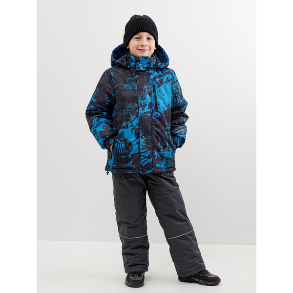 Костюм детский Горизонт Морозко черный/синий