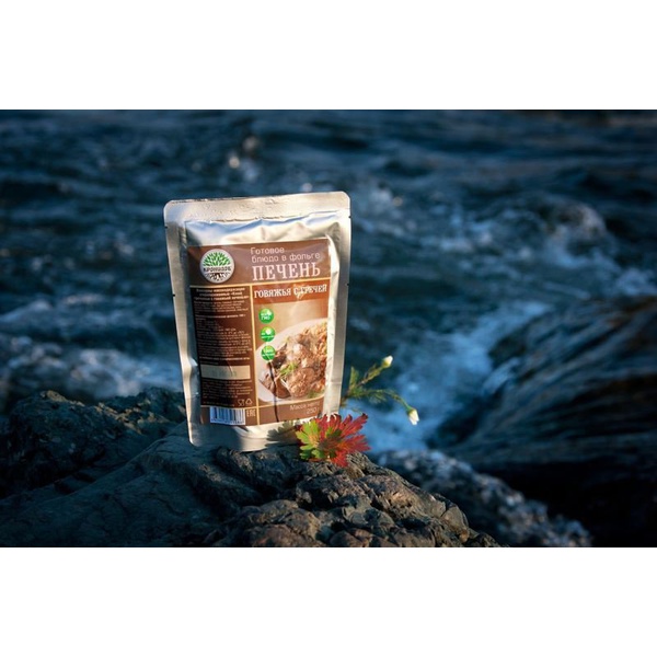 Готовое блюдо Кронидов Печень говяжья с гречей 250 г