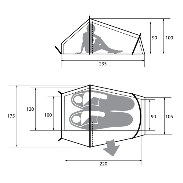 Палатка Сплав Jaguar 2 v.3