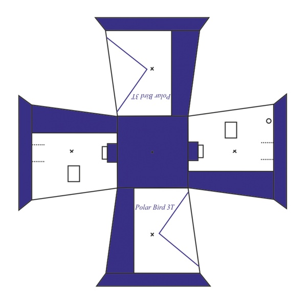 Палатка для зимней рыбалки Polar Bird 3T