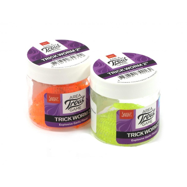 Слаги плавающие Lucky John Pro Series Trick Worm 2.5" (6.35см) 7 шт T90