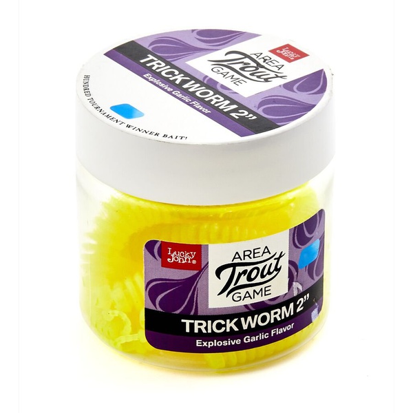 Слаги плавающие Lucky John Pro Series Trick Worm 2.5" (6.35см) 7 шт 101