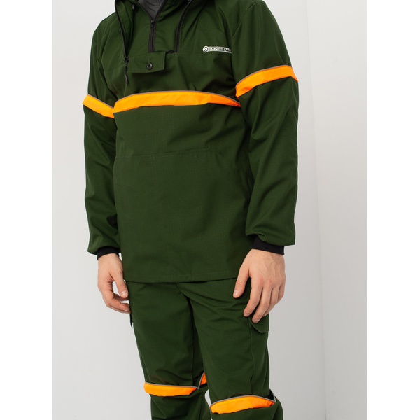 Костюм Huntsman Антигнус-люкс (с ловушками и пыльниками) зелёный, тк. смесовая