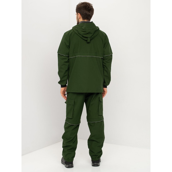 Костюм Huntsman Антигнус-люкс (с ловушками и пыльниками) зелёный, тк. смесовая